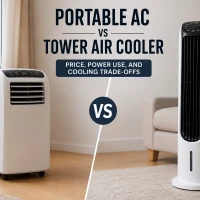 Portable AC vs Tower Air Cooler: Price, Power Use, and Cooling Trade-Offs
